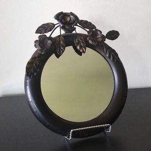 Vintage Brown Mirror Small